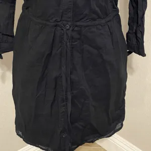 Abercrombie Fitch Womens Shirt Dress Sz Small Y2k Old Money Gothic Grunge Preppy thumbnail 7