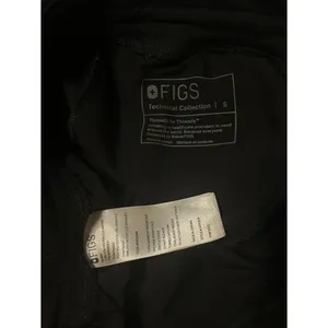 FIGS Zamora Black Multi Pocket Drawstring Jogger Scrub Pants Women’s Size Small thumbnail 9