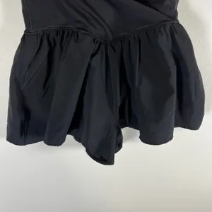 Aerie Black Crossover Waist Ruffle Skort Athletic Shorts Womens‎ XXS thumbnail 3