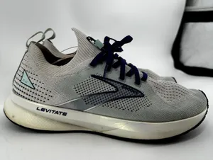Brooks Levitate Stealthfit 5 Running Shoes Lace Up Low Top Knit Gray Blue 10.5 thumbnail 3