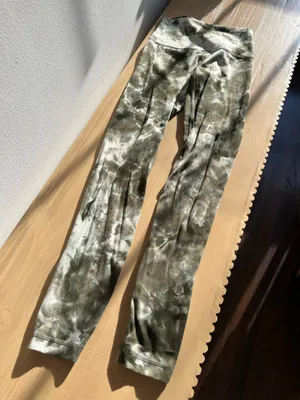 Lululemon Align High-Rise Pant 28" Diamond Dye Light Sage Medium Olive 4 thumbnail 2