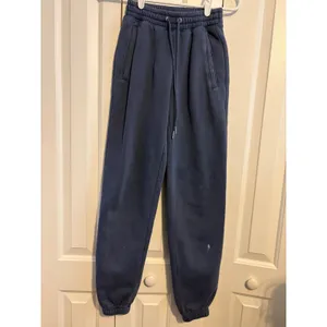 Abercrombie & Fitch Jogger‎ Sweatpants High Rise Blue Fleece NWT XXS thumbnail 2