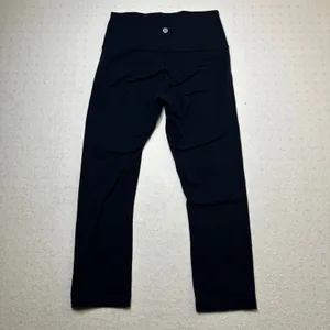 Lululemon Wunder Under Crop (Hi-Rise) Size 6 Midnight Navy thumbnail 2