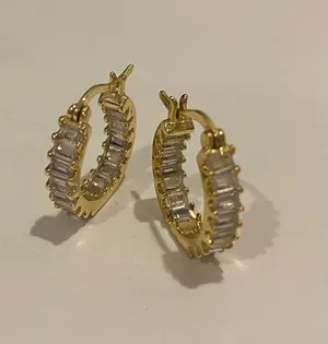 Evry Jewels “Flashy Earrings” Gold thumbnail 2