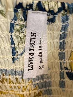 Sun Lemon Print Rick-Rack Scalloped Balloon Dress coastal vacation resortwear thumbnail 8