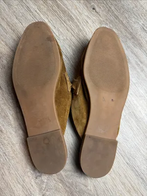 Steve Madden Cassady Tan Suede Chain-Accent Mules Size 8.5 M thumbnail 11