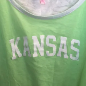 Neon Green & White “Kansas” Long-Sleeved Top thumbnail 2