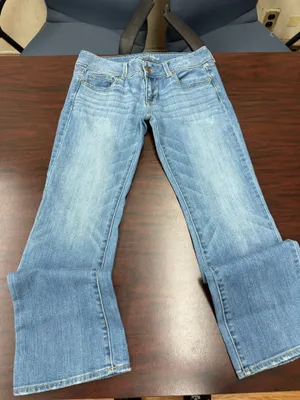 American Eagle Stretch Slim Boot Cut Jeans Size 8 Short thumbnail 1