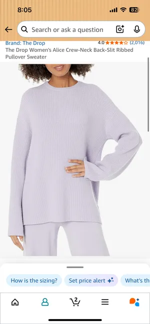 Lavender Sweater Set thumbnail 3