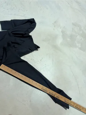 Aerie Black Women's Long-Sleeve Jumpsuit warm-up medium thumbnail 5