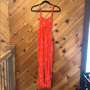 Free People Sweet in the Streets Floral Overalls Jumpsuit thumbnail 8