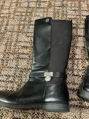 Boots Leather Black Size 5 thumbnail 2