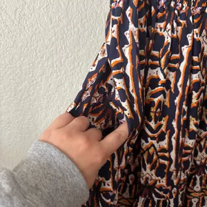 Anthropologie Maeve Somerset Maxi Dress Printed Short Sleeve Brown XS thumbnail 5