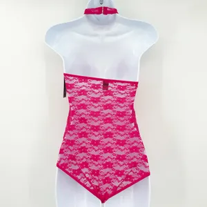 NWT Fredericks of Hollywood Margarita Floral Sheer Lace Teddy Lingerie‎ Size S thumbnail 10