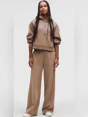 Lululemon Scuba Oversized Half-Zip Hoodie Taupetastic thumbnail 3