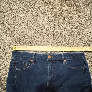 LOFT Curvy Skinny Jeans Womens‎ 10 30 Dark Wash Blue Denim Mid Rise Stretch thumbnail 5