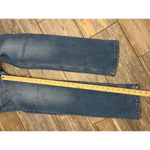Hollister High-Rise Straight Leg Jeans Mid Rise 24/00 (24x29) Stretch Whiskering thumbnail 7
