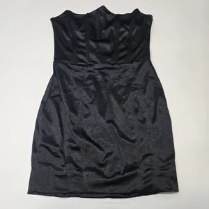 Superdown Zoe Strapless Mini Dress in Black thumbnail 2