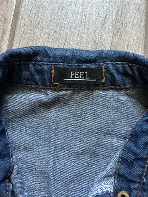 Dark Blue Denim Jean Jacket thumbnail 2