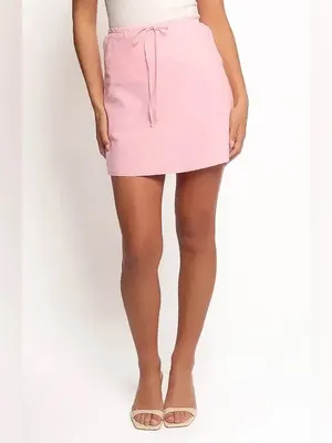 Petal & Pup Cotton Urawstring Mint Skirt in Pink. Size XL thumbnail 2