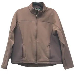 LL‎ Bean Fleece Jacket Large Brown thumbnail 1
