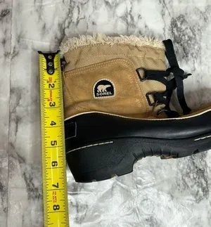 Sorel Tivoli III snow Boots tan brown winter size 4 thumbnail 7