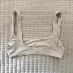 Aerie swim wide scoop bikini top | Off white | Size S thumbnail 2