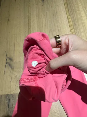 Lululemon Double Align Leggings Lined High-Rise Pink  thumbnail 3
