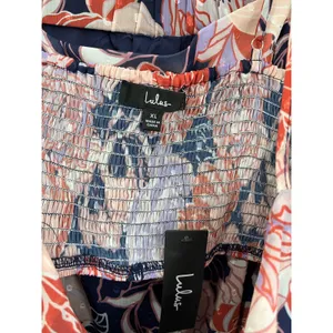 Lulus Floral Two Piece‎ Midi Dress Set XL Floating Through Flowers Boho thumbnail 4