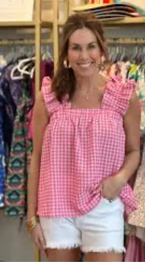 New With Tags THML Textured Pattern Top Sz M thumbnail 1