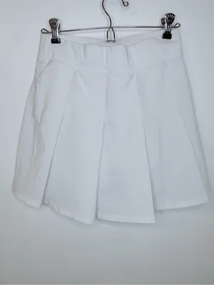 Abercrombie & Fitch White Tennis Skirt with Built-In Shorts Athletic Pleated S thumbnail 5
