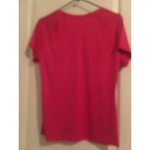 Danskin Now Women's Short Sleeve Shirt Activewear Size L 12-14 Pink thumbnail 6