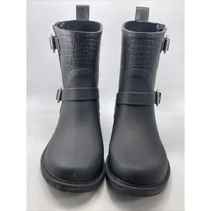 Sam Edelman Keigan Boots Croc Embossed Size 7M Waterproof thumbnail 8