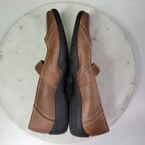 Natural Soul Naturalizer Leather Mary Jane Flats Womens 8 Brown Buckle Strap thumbnail 9