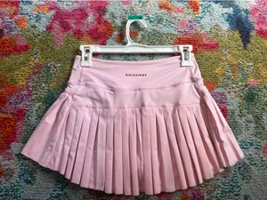 Gold Hinge Small Pink Pleated Tennis Skirt thumbnail 2
