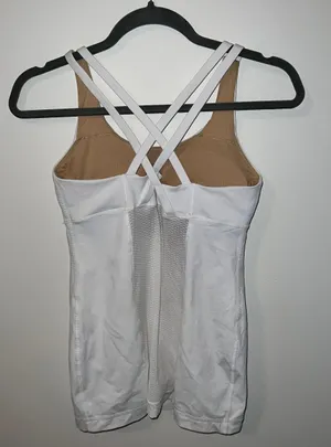 Lululemon White Tank thumbnail 2