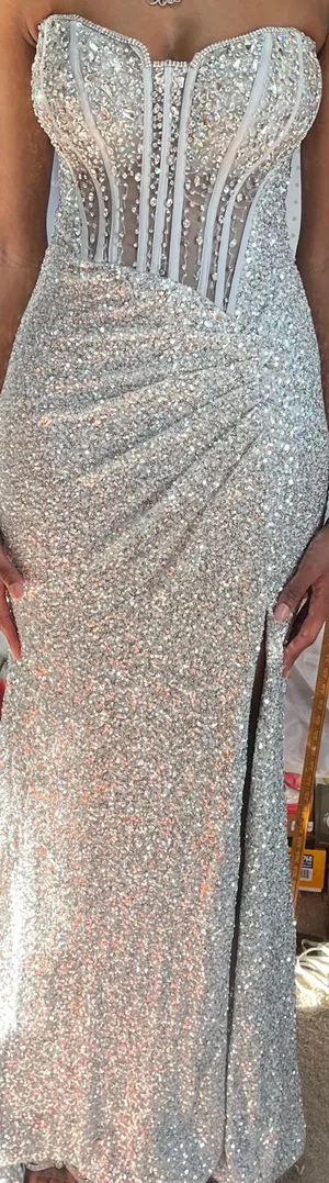 Camille La Vie Prom Dress Sequin thumbnail 7