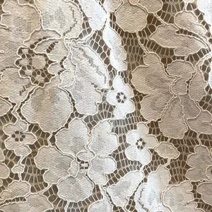 Vince Camuto Lace Sheath Dress Ivory Excellent Floral Cap Sleeve‎ Women Size 8 thumbnail 3