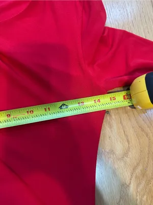 Juicy Couture Dress Womens Small S Red Jersey Ruched Asymmetric Long Sleeve Mini thumbnail 6