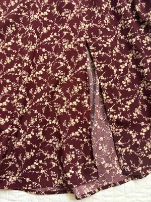 SHEIN Floral Lace-Up Back Maxi Dress thumbnail 3