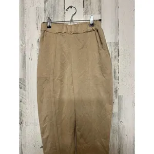 Pretty little thing tan sweatpants thumbnail 4