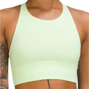Lululemon Free to Be High-Neck Longline Bra Wild Light Support A/B Faded Zap S6 thumbnail 1
