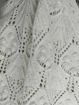 Aeropostale Ivory Coquette Boho Dollette Crochet Button-Front Festival Cami thumbnail 5