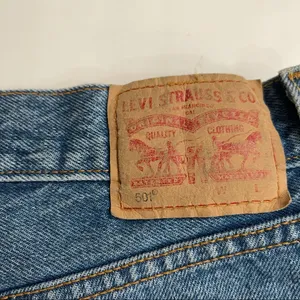 Levi's Button Fly High Rise Denim Shorts size 27. Womens thumbnail 5