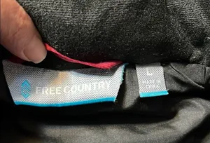 Berry colored Free Country puffer vest thumbnail 5