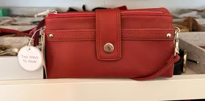 Relic Tomato Red women’s bag / checkbook with long and short strap thumbnail 1