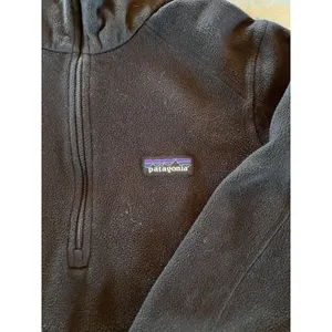 Patagonia 1/4 Zip Black Fleece Jacket Mens Womens Unisex Size S thumbnail 2