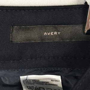 Banana Republic Avery Sailor Dress Pants Womens 4L Straight Leg Navy Gold 31x30‎ thumbnail 6