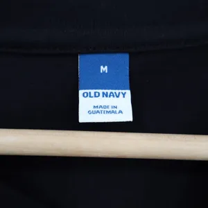 Old Navy T-Shirt Dress Women's Medium Black Crew Neck Short Sleeve Pullover thumbnail 2