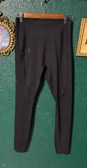 On Cloud Run On Clouds Women’s Movement Tights Long Size Medium Black thumbnail 1